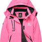 Keevoom Girl's Ski Jacket Winter Warm Thick Snow Coat Windproof Kids Outdoor Hooded Jackets