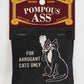 Blue Q Catnip Cat Toy, Pompous. Premium Organic Catnip Grown in The USA, 100% Cotton Pouches, Kitty Graphics Sure to Delight Every Cat-Keeper.