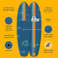 Retrospec Weekender Inflatable Stand Up Paddle Board Includes Paddle, Pump, and Accessories 10’6” Lightweight iSUP, Puncture Resistant Inflatable Paddle Board for Adults