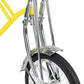 Schwinn Krate Classic Sting-Ray Bike, 20 Inch Bike for Kids or Adults, Steel Frame & Springer Fork, Fenders, Single Speed, Coaster Brake, Grey Ghost, Lemon Peeler, Coal, Grape, Orange or Apple