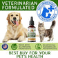 Kennel Cough Herbal Drops for Dogs & Cats - Cough Relief - Throat Soother - Dry and Wet Pet Cough - Made in US - 2 Fl Oz