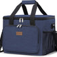 Lifewit Large Lunch Bag Insulated Lunch Box Soft Cooler Cooling Tote for Adult Men Women, Dark Blue 40-Can (24L)