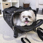 Sherpa on Wheels Indoor Pet Dog Carrier, Black Large for All Breed Sizes