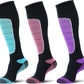 Hylaea Merino Wool Ski Socks, Cold Weather Socks for Snowboarding, Snow, Winter, Thermal Knee-high Warm Socks, Hunting
