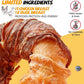 ASMPET Dog Treats Chews, Chicken & Duck Wrapped Rawhide Donuts Dental Care Chews for Small Medium Large Breed Aggressive Chewers (Pack of 4)