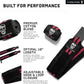 Gymreapers Weightlifting Wrist Wraps (IPF Approved) 18" Professional Quality Wrist Support with Heavy Duty Thumb Loop - Best Wrap for Powerlifting Competition, Strength Training, Bodybuilding