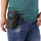 Perilogics Phone Holster with Magnetic Cover, Belt Clip Pouch Fits iPhone 17 Pro Max, 16 Pro Max, 16 Plus and Other Pro Max/Plus Models with Case Installed, with Zipper Storage & Card Pocket