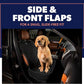 Active Pets Dog Car Seat Cover, Waterproof Front Seat Protector for SUV Truck Sedan, Pet Safety Travel Comfort System with Universal Fit, Black