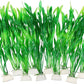 AQUANEAT Fish Tank Artificial Plants, Aquarium Plastic Seaweed Decorations, 8Inch Tall Fake Green Accessories, 10 Packs