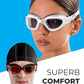 AqtivAqua Swimming Goggles, DX Wide View Swim Goggles for Adult Men Women, Anti Fog No Leaking