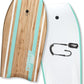 THURSO SURF Quill 42'' Bodyboard Lightweight Durable EPS Core IXPE Deck HDPE Slick Bottom FRP Stringer Crescent Tail Dual Channel Plastic Mesh with Double Stainless Steel Swivel Coiled Wrist Leash