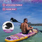 11'6"x35" Inflatable Paddle Board, 450lbs Extra Wide Stand Up Sup Board for Adults, Blow Up Paddleboard Kayak Non-Slip Stable Deck Boat for Yoga Fishing Surf