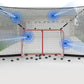 SmartBackstop for Hockey, Practice Smart®. Attaches Directly to Goal & Folds Away When not in use, 3 ft of Durable net Coverage on All Sides, fits All Regulation Hockey Goals