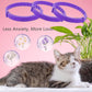 Wustentre 3 Pack Adjustable Anxiety Collar - Cat Calming Pheromones for Cats & Kittens, Stress Reliever - Relaxing Comfortable Collar (Violet)