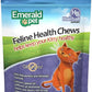 Emerald Pet Feline Health Chews Hairball Support — Natural Grain Free Feline Hairball Control Chews — Hairball Control Cat Supplements for Hairball Prevention and Elimination — Made in USA, 2.5 oz
