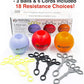 Physical Therapy Hand Exerciser (Colours May Vary), 9 Piece Set