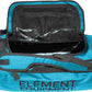 Element Equipment Trailhead Duffel Bag Shoulder Straps Waterproof Teal Small