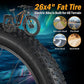 PHILODO Forester Electric Bike, 60V 26Ah Bike Battery for Long Range with 5000W Dual Motor Ebike for Adults, 26x4 Electric Bike Fat Tires for All Terrain Electric Mountain Bike