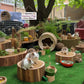 Big Hamster Ball & Guinea Pig Hideout - Stuffed Animals & Accessories for Guinea Pig Cage - 12x6 In Wooden Sign