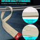 HiRui Cotton Lifting Wrist Straps (Pair) for Weightlifting Powerlifting Bodybuilding Strength Training | Wrist Support Wraps for Enhanced Grip & Stability - Soft & Durable, 13 inch Fits All