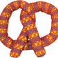 Catstages Plaque Away Pretzel Cat Toy – Interactive Catnip Dental Chew Toy to Help Clean Teeth, Fun for Play and Chewing, Orange