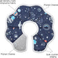 2Pcs Cat Conical Collar Soft Adjustable Cat Collars Water Proof Recovery Collar Prevent Licking Protective Foldable Easy to Eat Drink for Cats Kittens Puppies (Blue S XS)