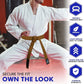 BJJ Belt for Men & Women Brazilian Jiu Jitsu Belt with Ranking Stripes Sleeve Bar Kids Jiu Jitsu Gi Belt