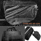 Bike Rear Rack Bag,10-25L Bicycle Trunk Bag with Rain Cover, Pannier Bike Bag with 2 Side Foldable Panniers, with Reflective Strips and Shoulder Strap, for Shopping,Cycling,Trip (Black)