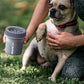 Dexas MudBuster Portable Dog Paw Cleaner, Premium Quality Small Light Gray Pet Accessory