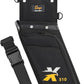 SUNYA X510 Field & Competition Hip Arrow Quiver | 3-Slot Noise-Free Archery Quiver with Sturdy Storage System (42x18cm)