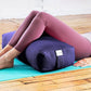 Sol Living Yoga Bolster Pillow Rectangular Meditation Cushion Cotton Meditation Accessories for Restorative Yoga Meditation Pillow Yoga Pillow Firm Body Pillow Bolster Pillow for Legs Removable Cover