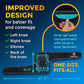 PhysioNatural Ice Pack for Knee Pain Relief, Reusable Gel Ice Wrap for Leg Injuries, Swelling, Knee Replacement Surgery, Cold Compress Therapy for Arthritis, Meniscus Tear and ACL