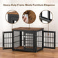 26 Inch Heavy Duty Dog Crate Furniture for Small Dogs, Decorative Pet House End Table, Wooden Cage Kennel Furniture Indoor, Rustic Brown