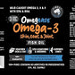 Omegease Fish Oil for Dogs & Cats - Finest for Pets Omega 3 for Cats & Dogs - Supplement for Skin & Coat, Itching, Shedding, Joints & Immune Health - 100% Pure Omega Fish Oil with EPA & DHA (8 oz)