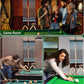 Pool Cue Rack Stick Holder Billiards Pool Cue Rack Hardwood Pool Cue Set Holder for 8 Cues Sticks Storage Pool Table Accessories Equipment Organizer