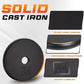 Yes4All Standard 1" Cast Iron Weight Plate - Ideal for Strength Training - Multiple Weight: 5LB to 25LB (Single & Set of 4)