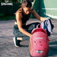 Spalding Basketball Backpack Sports Bag, Pink Backpack with Ball and Shoe Compartment, Use for Basketballs Accessories & Stuff, Basketball Gifts for Players, Pink