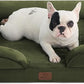 Bedsure Orthopedic Dog Bed Medium Size Dogs - Washable Medium Dog Cat Bed Waterproof, Comfort Pet Couch Sofa with Washable Removable Cover, Pets Bed with Nonskid Bottom, Moss Green, 28"