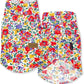 Parisian Pet Floral Dog Shirt - 100% Cotton Summer Clothes - Stylish Beach Outfit - Hook and Loop Closure - Machine Washable - XS