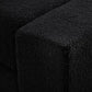 Teddy Storage Ottoman Bench for Bedroom, Comfy Boucle End of Bed Bench with Large Hidden Storgae Space, 55 inches Window Bench for Living Room/Reception Room/Mudroom, Black