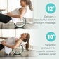 Chirp Wheel+ Foam Roller 5-Pack - Targeted Back Foam Roller for Back Pain Relief, Deep Tissue Muscle Massage, Trigger Point Round Foam Roller