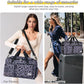 FIORETTO Women's Gym Duffle Bag with Shoes Compartment, 37L Capacity, Ideal for Travel, Gym, Sports, Duffel, Weekender