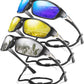 3 Pack Polarized Sports Sunglasses for Men, Mens Sunglasses Wrap Around UV400 Protection for Cycling Fishing Driving