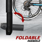 BV Mini Bike Pump Portable Frame Pump, Shock Pump for Bike Shock, Air Ball Pump Inflator with Ball Pump Needles, Mini Pump Fits Presta & Schrader- Smart Valve