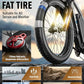 Ebike for Adults Electric, 52V 19.2Ah/32Ah, Peak 2000W/2500W E-Bike, 36/40MPH, 70 Miles/100Miles Long Range, Hydraulic Disc Brake, Off Road Snow Mountain E-Bike, 24"/26" Fat Tire Fast Electric Bicycle