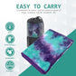 Eunzel 2 Pack Hot Yoga Towel with Grip Dot, Non Slip Yoga Mat Towe Sweat Absorbent Towel for Hot Yoga,Bikram, Pilates and Fitness 72" x 24", Purple & Pink/Green & Purple