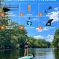 BM Paddle Board Inflatable Stand Up Paddle Board, SUP Paddleboard for Adult, Premium Accessories | Non-Slip EVA Deck & Foam Handles, Camera Mount, Double Action Pump, 85L Travel Backpack