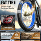 Ebike for Adults Electric, 52V 19.2Ah/32Ah, Peak 2000W/2500W E-Bike, 36/40MPH, 70 Miles/100Miles Long Range, Hydraulic Disc Brake, Off Road Snow Mountain E-Bike, 24"/26" Fat Tire Fast Electric Bicycle