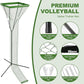 Volleyball Setter Trainer Net, 3x3 Ft Adjustable Height & Angle, Perfect for Indoor & Outdoor Targeted Volleyball Training Equipment, Enhances Setting, Spiking & Serving Skills, Includes Target Cloth