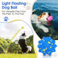 VINGVO Large Dog Balls Tennis Ball Toys 4 PCS Dogs Toys for Aggressive Chewers, 3" Teething Chew Toys Water Floating Ball Toy Bouncy Fetch Balls for Large Medium Small Dog and Puppies (4 Spiked)